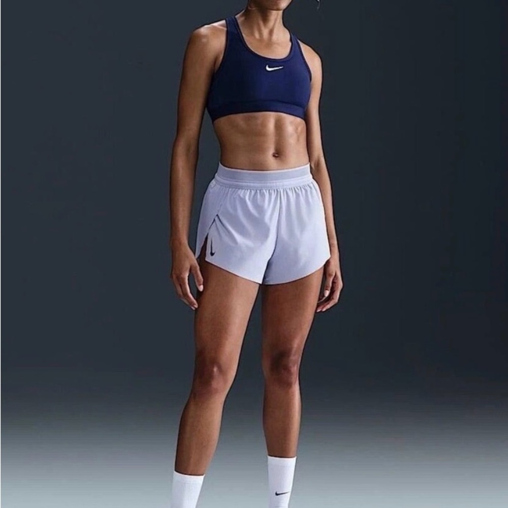 Nike AeroSwift Dri-FIT ADV 3" Running Shorts FN2328-057 Ghost/Blue Women
